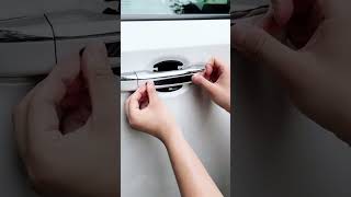 Car door handle guard warning sticker car carstickers sticker [upl. by Calondra]