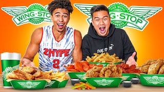 We Tried Every WingStop Flavor w Kristopher London [upl. by Meadow]