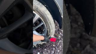 Car Pro ReTyre in Action on these Dirty Tyres satisfying carwash [upl. by Aicemed]