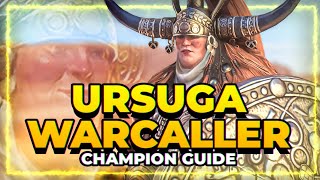 URSUGA WARCALLER Guide  Top Tier Void Leggo RAID Shadow Legends [upl. by Gnav]