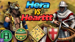 Aztecs vs Italians  1v1 Arabia  vs Hearttt  AoE2 [upl. by Annaihr503]