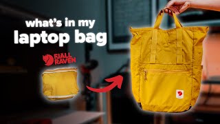 A Foldable Laptop Bag from Fjällräven What’s Inside It [upl. by Ertsevlis]