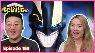 ARMORED ALL MIGHT I AM HERE 😁  My Hero Academia S7 Episode 159  21 Couples Reaction amp Discussion [upl. by Jervis]