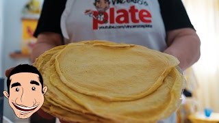 HOW TO MAKE CREPES  Italian Grandma Makes Homemade Crepes SCRIPPELLE [upl. by Delanos620]