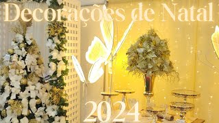 ✨INSPIRAÇÕES 2024 DECORAÇÕES DE NATAL e Ideias de Presentes e Enfeites Incríveis 🎄✨ Tour [upl. by Onitselec]