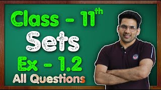 Class  11 Ex  12 Q1 to Q6 Sets Maths Chapter 1  CBSE NCERT  Green Board [upl. by Neomah725]