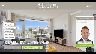 Te koop Rijswijkstraat 61 Amsterdam  Hoekstra en van Eck Makelaars  Méér Makelaar [upl. by Cattier]