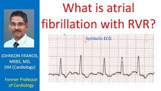 What is atrial fibrillation with RVR [upl. by Henka]