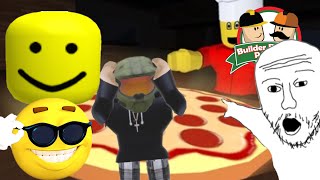 ROBLOX OOF IS BACK work at a pizza place [upl. by Atiugal]