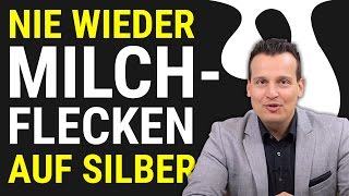 Milchflecken auf Silbermünzen verhindern  Der beste Trick [upl. by Olmstead]