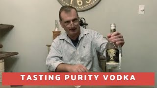 Purity Vodka 51 Times Distilled  Organic Vodka Review [upl. by Atekal968]