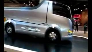 Mitsubishi Fuso Canter Eco D hybrid concept truck [upl. by Ahoufe]