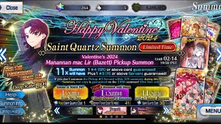 FGO NA Mannanan mac Lir Bazett Rolls  Valentine Event 2024 [upl. by Beera]