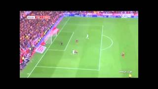 Gareth Bale Goal Vs Barcelona Runs out of bounds but still scores [upl. by Navetse]