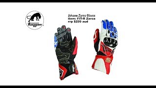 Furygan Johann Zarco Moto GP gloves FITR ZARCO quick look [upl. by Eikcuhc]