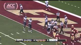 Amazing Fake Punt for a Touchdown by Villanova vs Boston College HD [upl. by Ragnar]