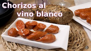 Chorizos al vino blanco una receta fácil con pocos ingredientes  Cocina Abierta [upl. by Ramej]