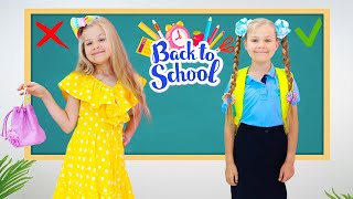 Diana and Roma show School rules  New Back to School story [upl. by Baily]