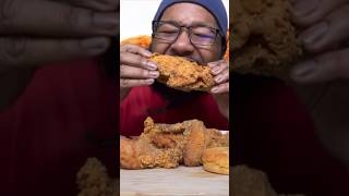 POPEYES FRIED CHICKEN mukbang popeyes challenge speedeating [upl. by Seem]