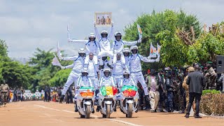 Défilé du groupement motorisé de la gendarmerie nationale malienne 22 Septembre 2024 [upl. by Yelehsa]