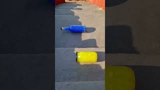 Yellow Or Blue glass Bottles Crushing Crunchy amp Soft things shorts asmrsounds satisfying [upl. by Pentheas66]