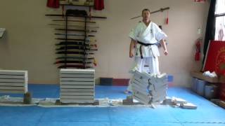 KyodoKyokushin Tameshiwari show in Kilkenny Ireland [upl. by Nylesoy752]