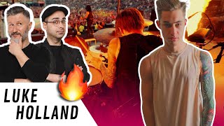 Luke Holland on 🔥  Schlagzeuglehrer reagieren auf Falling In Reverse at Sonic Temple [upl. by Gwenneth]