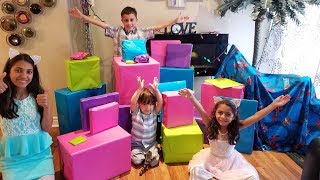 EID MORNING OPENING PRESENTS family fun kids vlog video [upl. by Biggs]