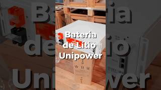 Bateria de lítio é Unipower energiasolar eletrica solar minhacasasolar [upl. by Hirz]