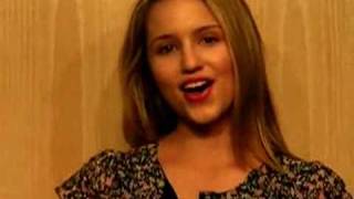 Glee Auditions Dianna Agron is Over the Moon [upl. by Aihgn]