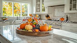 Embrace Autumn Beautiful Kitchen and Dining Room Fall Decor Tips [upl. by Letsyrhc]