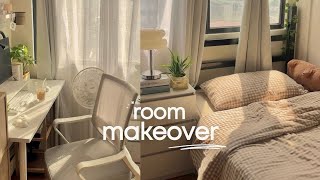 small room makeover 📁 🎧  cozy space room decor temu haul pintrest inspired and room tour [upl. by Viccora]