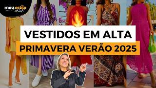 10 Vestidos Tendência Primavera Verão 2025 [upl. by Ainig363]