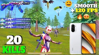 XIAOMI POCO F3😍PUBGBGMI GAMING TEST IN 2024 STABLE 120 FPS  LIVIK GAMPLAY ❣️ [upl. by Natloz]