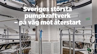 Här riggas återstarten av Sveriges största pumpkraftverk [upl. by Hernandez]