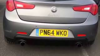 Alfa romeo giulietta quadrifoglio verde launche edition exhaust sound [upl. by Keever]