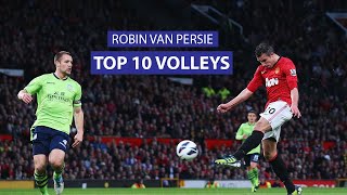 Robin van Persie  TOP 10 Volley Goals [upl. by Mattie]