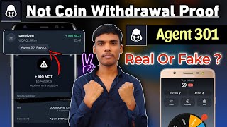 Agent 301 Airdrop Not Coin Withdrawal Full Process  Agent 301 Airdrop Real Or Fake  Agent Airdrop [upl. by Maller]