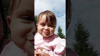 Sweet kisses from Melodia 🤣💋 shortvideo cutebaby [upl. by Marston]