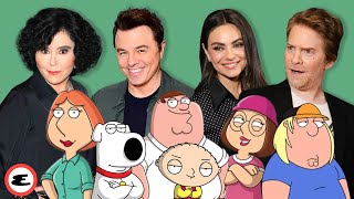 Seth MacFarlane Mila Kunis Seth Green amp Alex Bornstein Talk 25 Years of Family Guy  Esquire [upl. by Pulchi676]