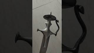 wootz blade sword without joint  no maala  very rare sword amazing  johar [upl. by Solracsiul]