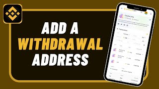 How to Add Withdrawal Address on Binance App [upl. by Sundin364]