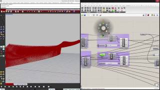 Parametric Wall Using Paneling Tools  Rhino  Grasshopper [upl. by Buseck]