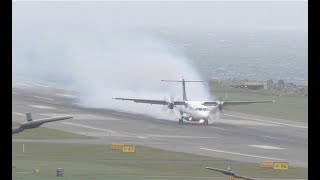 Wellington ATR Emergency at Wellington Airport [upl. by Kamerman783]