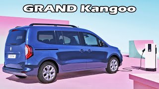 New Renault GRAND Kangoo etech electric  Inerior features [upl. by Aznerol161]