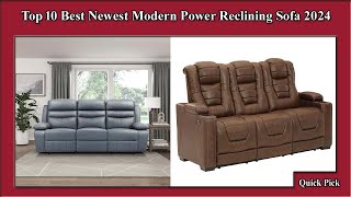 ✅ Top 10 Best Newest Modern Power Reclining Sofa 2024 [upl. by Calysta]