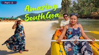 Triptukitaki South Goa Tour  Agonda Beach Hut  Cola Beach Boat Ride  Palolem  Caboderama Fort [upl. by Orpha]