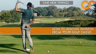 HOW TO REMOVE TENSION FROM YOUR GOLF SWING [upl. by Kinsler]