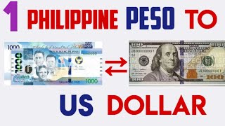 Peso Dollar Exchange Rate Philippines Today 21 July 2024 Palitan Ng Dollar Ngayon [upl. by Bellamy]