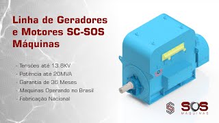 Linha de Geradores e Motores SCSOS MÃ¡quinas [upl. by Nahama]